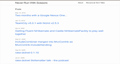 Desktop Screenshot of neverrunwithscissors.com